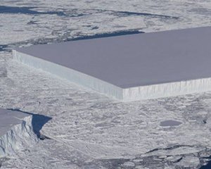 Вчені пояснили походження неймовірно рівного айсберга