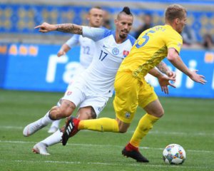 Сборная Украины решила не сопротивляться в матче со Словакией