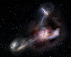 Астрономы нашли галактику-каннибала