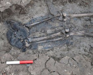 Археологи откопали скелет утонувшего