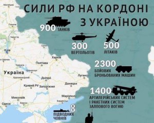 Почти 100 тыс. российских военных стоят на границе с Украиной