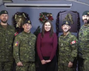 Канадские военные записали поздравление на украинском языке