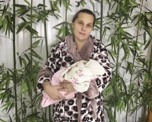 Украинка родила 14-го ребенка