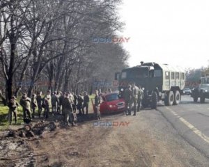 Путінські солдати влаштували аварію