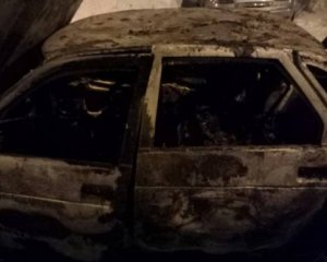 Мужчина заживо сгорел в автомобиле