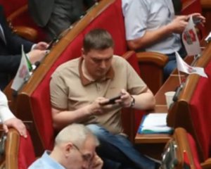 Вони &quot;працюють&quot;: нардепа зловили на телефонних іграх у Раді