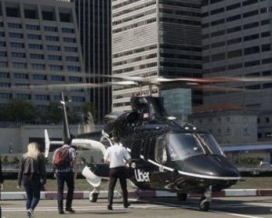 Uber будет перевозить пассажиров на вертолетах