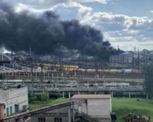 Во Львове горело локомотивное депо: пожар локализирован