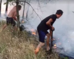 Украинцы спасли польское село от пожара