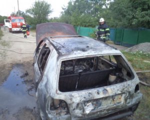Учора в місті Тетіїв згорів автомобіль