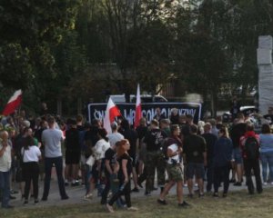 Поліція розігнала антиукраїнську акцію польських націоналістів