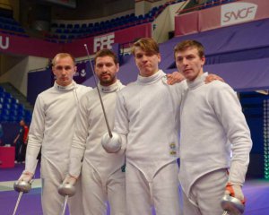 Мужская сборная Украины по фехтованию завоевала серебро чемпионата мира