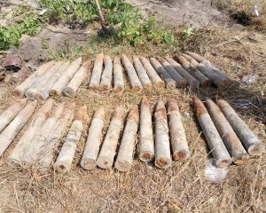 У Тетієві знайшли  40 снарядів часів Другої світової війни