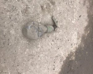 Жінка знайшла гранату посеред вулиці