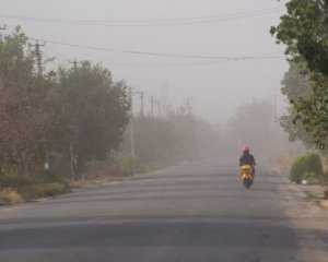 Український курорт накрила пилова буря