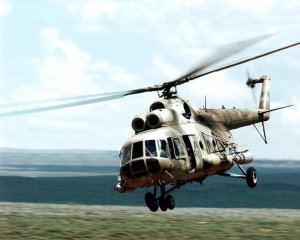 У Росії загорівся військовий вертоліт
