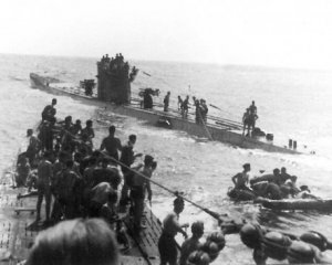 Німці врятували пасажирів торпедованого корабля