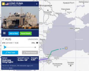 В Черное море вошел американский корабль - русские подняли панику