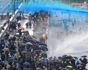 Протестувальники в Гонконзі палили китайські прапори і співали &quot;Боже, бережи королеву&quot;