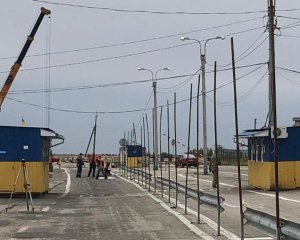 На границе с оккупированным Крымом начали строить новые пункты пропуска