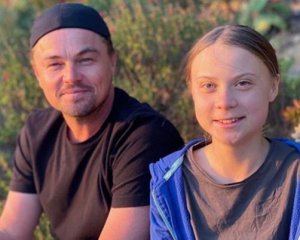 Ді Капріо зустрівся з Гретою Тунберг