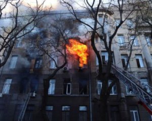 Пожежу в Одеському коледжі загасили