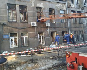 Пожар в Одесском колледже: рассматривают 2 версии