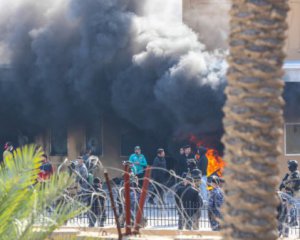 У американского посольства в Багдаде произошел взрыв