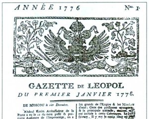 Перша українська газета виходила французькою мовою