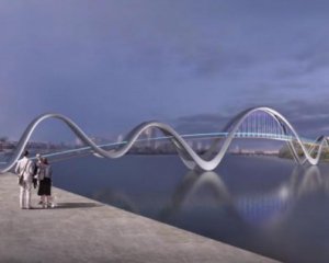 В Киеве построят необычный мост с подсветкой