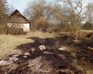 Евакуйовані зі знищених вогнем сіл люди повернулися на згарища