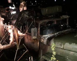 У вантажівці ЗСУ згорів чоловік