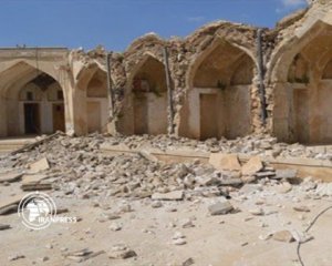 Землетрясение разрушило исторический памятник
