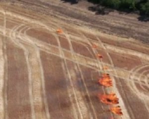 Волонтер оприлюднив відео підпалу пшеничного поля на Луганщині