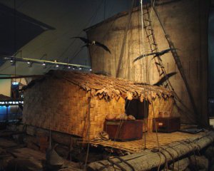Построили лодку из папируса для пересечения Атлантического океана