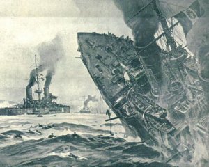 Итальянский крейсер затонул за 3 мин