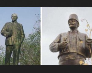 Памятник Ленину переделали в болгарина-первопоселенца