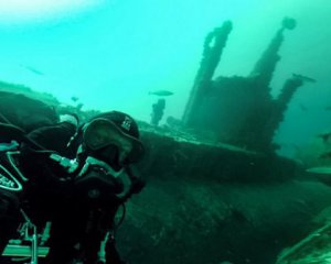 Как выглядит немецкая подводная лодка, затонувшая 75 лет назад