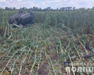 Смертельна ДТП на Харківщині: автівка вилетіла в поле соняшників