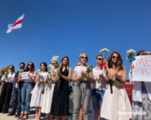 У Києві вийшли на мітинги, щоб підтримати білорусів
