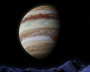 В NASA показали мощные вихри на Юпитере