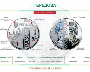 Нацбанк випустив пам&#039;ятні монети, присвячені медикам та військовим