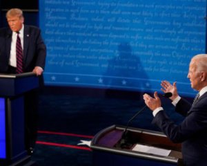 Прошли финальные дебаты между Трампом и Байденом: основные положения