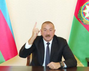 Президент Азербайджану назвав умови, за яких готовий зупинити бойові дії в Нагірному Карабасі