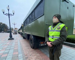 Митинг в центре Киева: полиция силой разгоняет евробляхеров